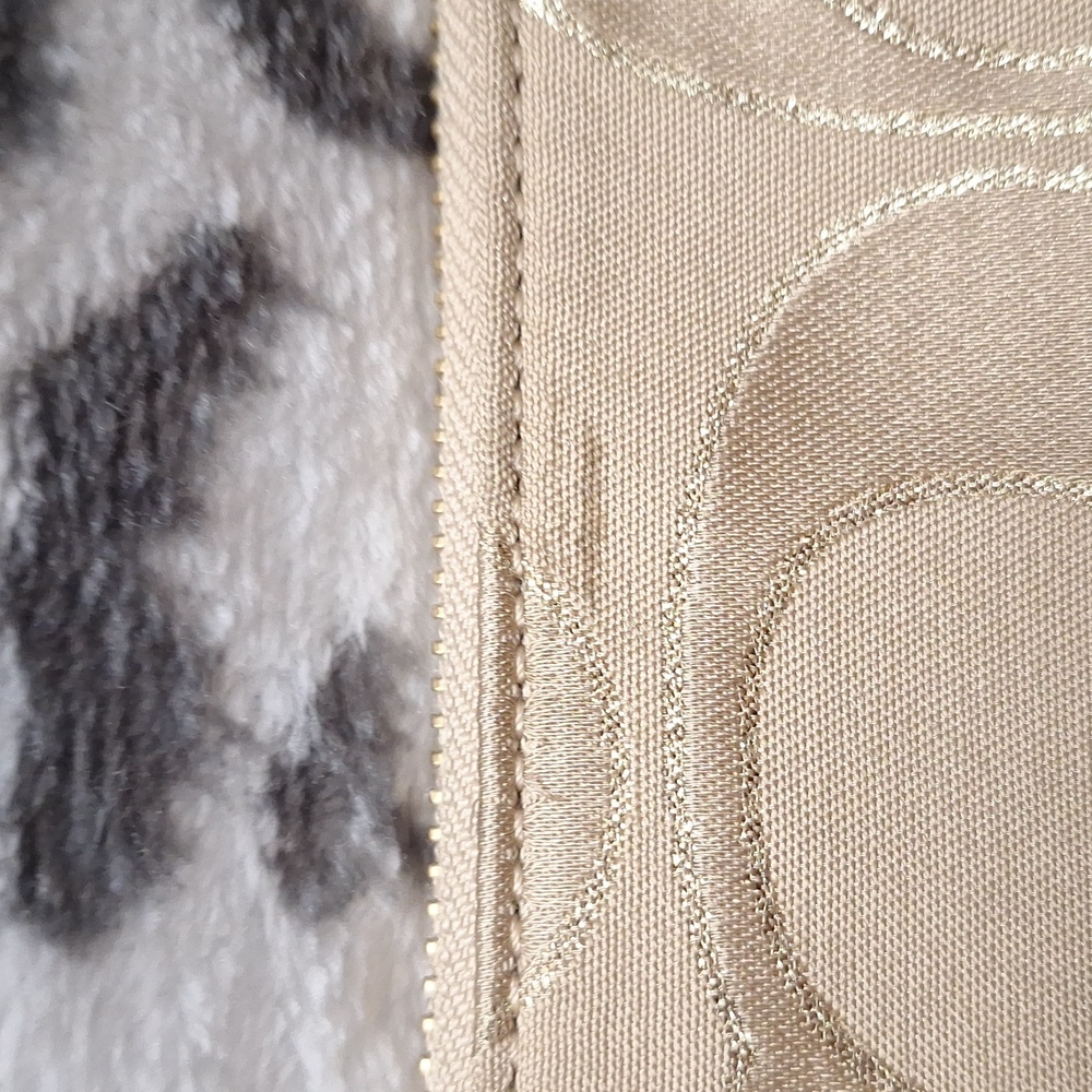 Coach Signature C Beige and Bronze Tote with Gold Shimmer - Picture 13 of 13